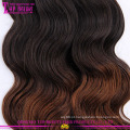 Venda por atacado 5a dois Tom ombre cor cabelo weave do cabelo virgem malaio ombre barato cabelo tece